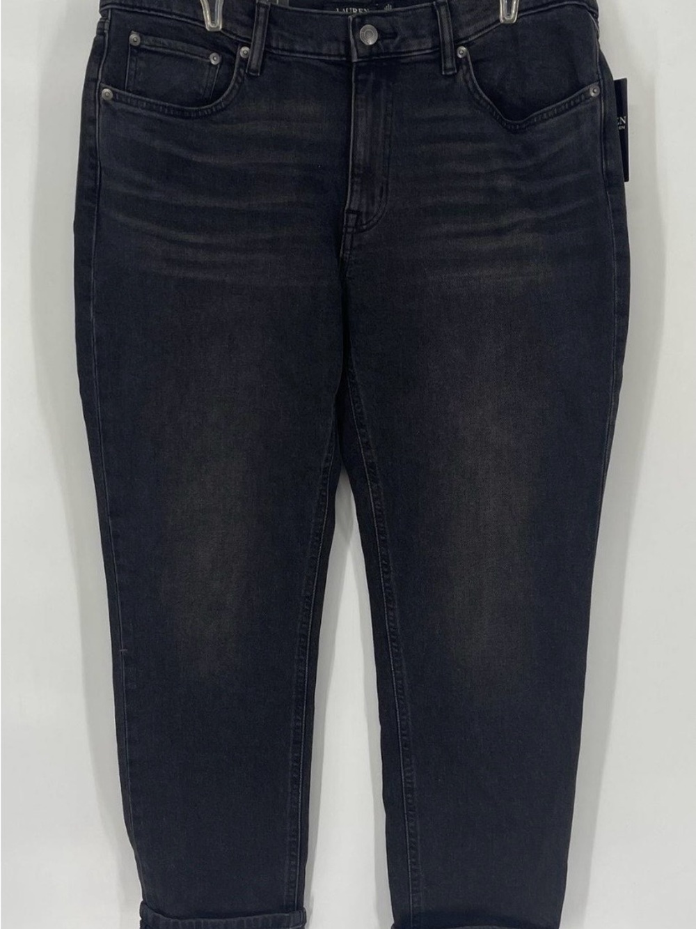 NWOT Lauren Ralph Lauren Black Denim Jeans Women’s Size 12